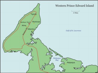 Prince Edward Island Map